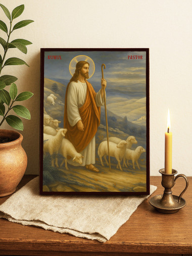 Icoană a lui Isus Hristos Păstorul cel Bun