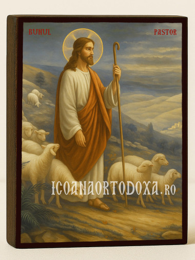 Icoană a lui Isus Hristos Păstorul cel Bun