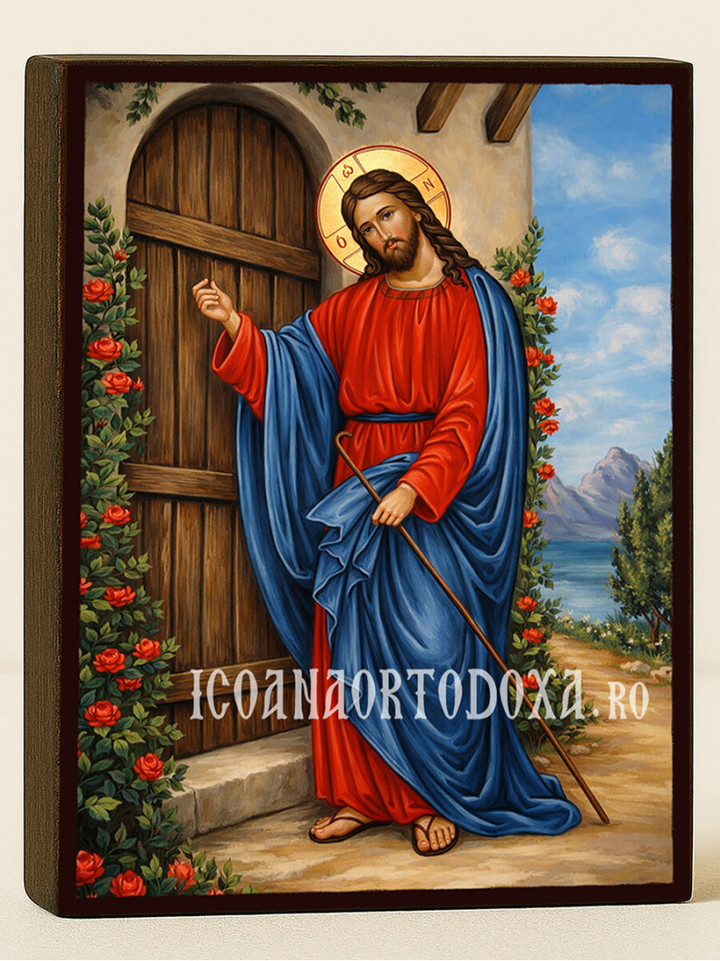 Icoană Isus Hristos bate la ușă
