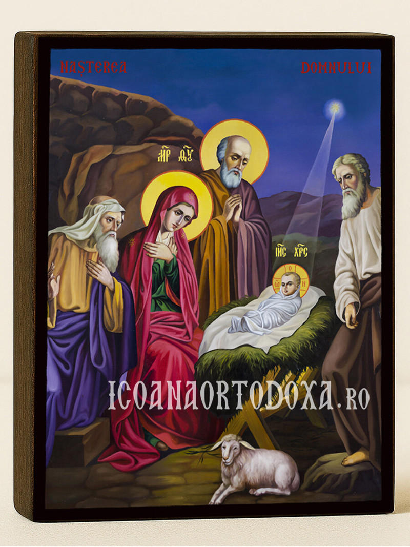 Icoană Nașterea lui Isus – scenă