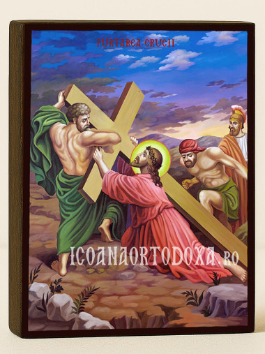 Icoană Purtarea Crucii